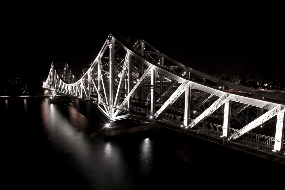 bruno paccard - theme : Lyon, un certain point de vue : le-pont-train