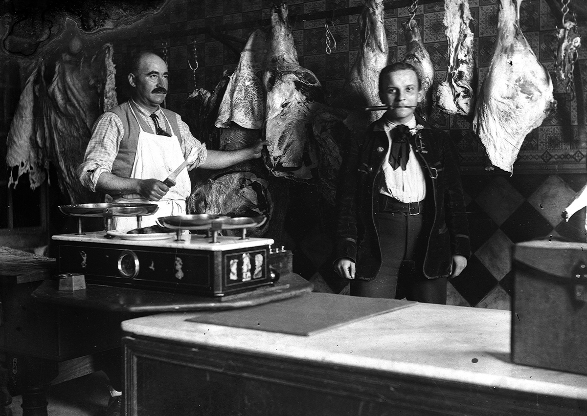 Bruno Paccard - photographies - Vintage -1907-les-bouchers