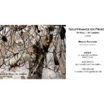 bruno paccard - invitation exposition Souffrance en prison