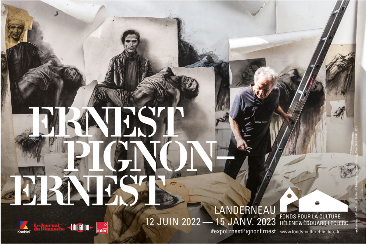 exposition ernest pignon : edouard leclerc