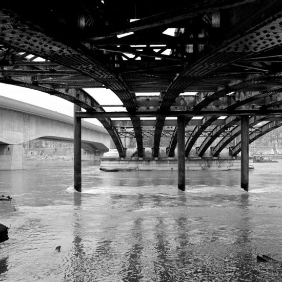 Bruno Paccard - Retrospective - Le pont Morand en 1975