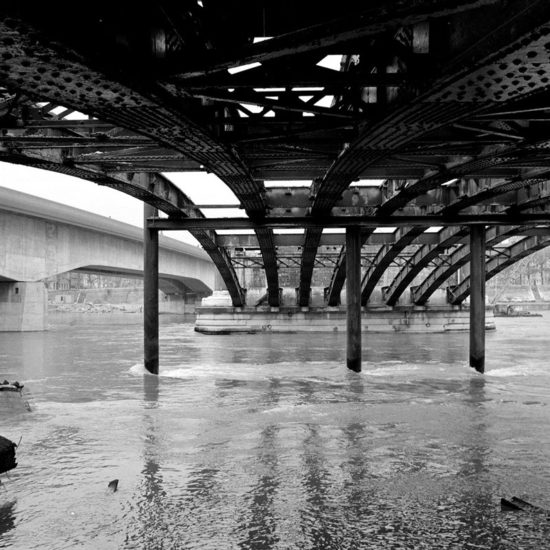 Bruno Paccard - Retrospective - Le pont Morand en 1975