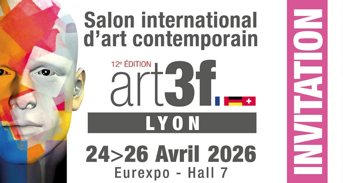 Bruno Paccard - Salon International d'Art Contemporain : art3F Lyon - 24 au 26 avril 2026 - Eurexpo Hall 7